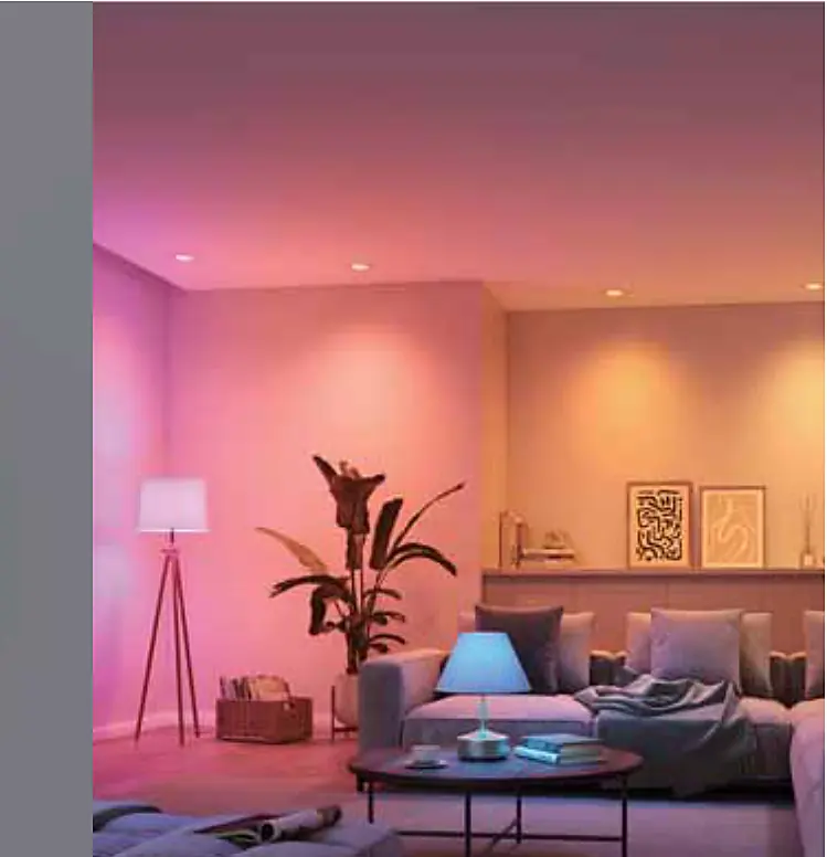 M7 akıllı knob dimmer ile RGB aydınlatma kontrolü salon uygulaması